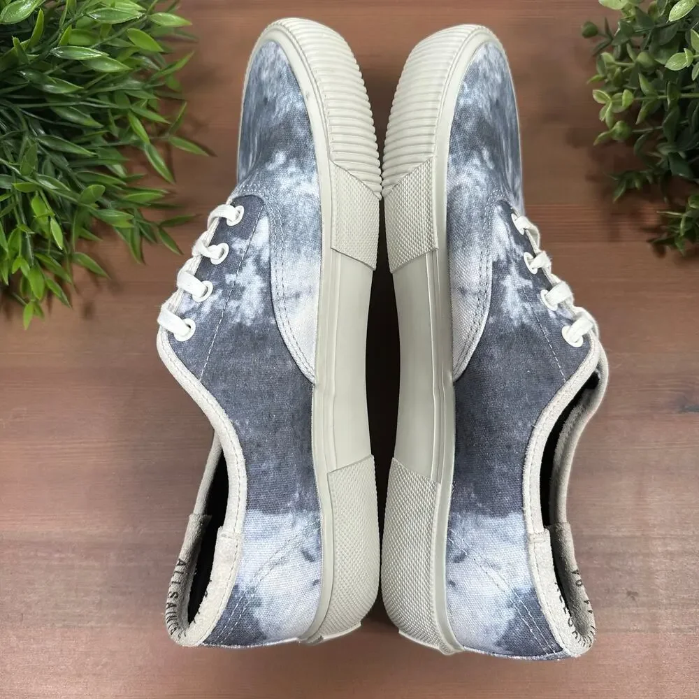 All Saints Lex Trainer Tie Dye Canvas Low Top Sneaker Men's Size‎ 8